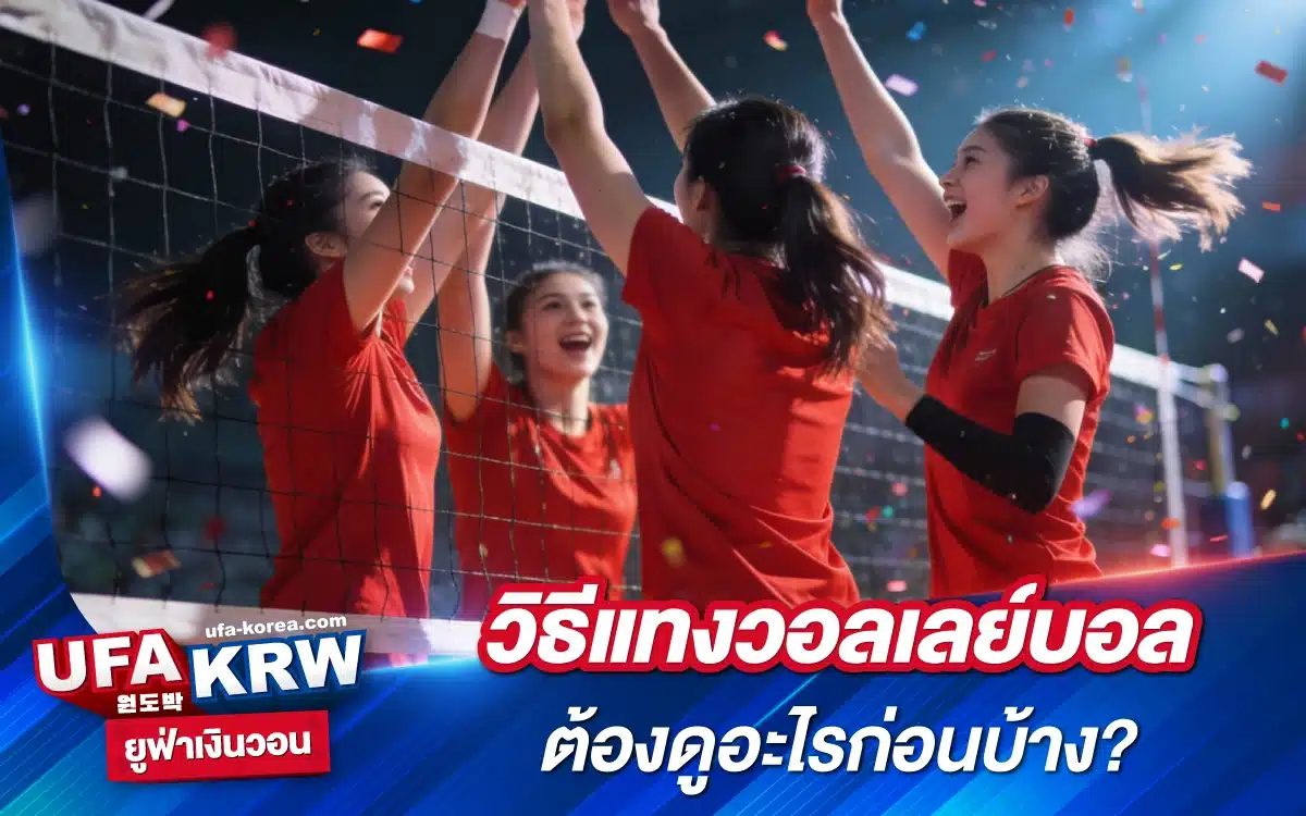 วิธีแทงวอลเลย์บอลออนไลน์ ต้องดูอะไรก่อนบ้าง